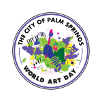Palm Springs World Art Day Logo